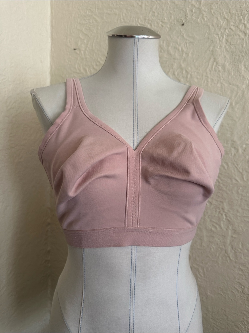 Soma Embraceable Full Coverage Wireless Unlined Bra Pink 38DDD